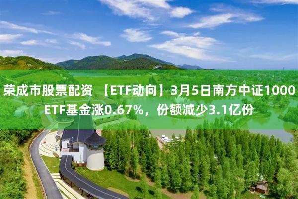 荣成市股票配资 【ETF动向】3月5日南方中证1000ETF基金涨0.67%，份额减少3.1亿份